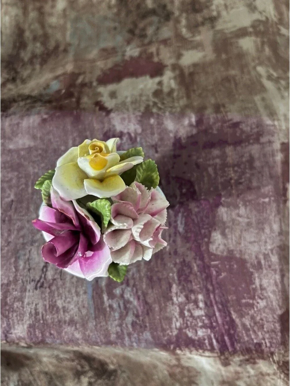Vintage Chorley England Porcelain Flower Vase - Elegant Mini Floral Decor